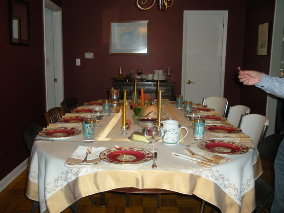 Thanksgiving, and Aaron's arm